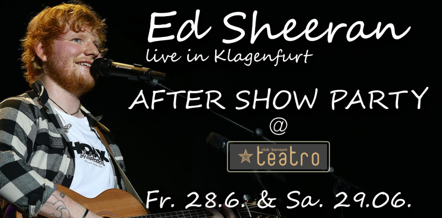 Ed Sheeran After Show Party im Teatro