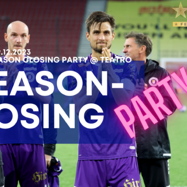 FUSSBALL SEASON-CLOSING PARTY